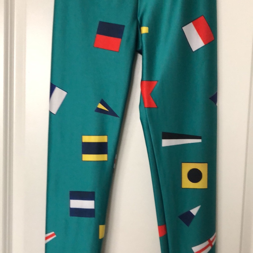 Goldsheep leggings nautical WOMENS size small - Picture 10 of 13